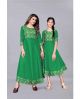 Green Mother Daughter Matching Dresses