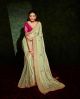Pista Designer Shimmer Silk Saree