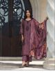 Mauve Premium silk salwar suit (Unstitched)