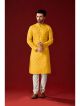 Yellow kurta for haldi function