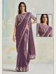 Black ready to wear saree for farewell