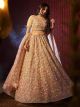 Yellow Net Wedding Lehenga Choli