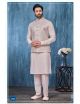 Light Biscuit Kurta Pajama with Nehru Jacket