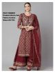 Maroon Cotton Kurta Set