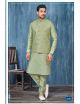 Green Kurta Pajama with Nehru Jacket