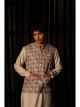 Grey Viscose Designer Koti