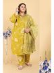 Mustard Big Size Pant Style Suit