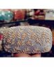 Grey Hand Embroidered Clutch 