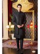 Black 3 Pcs Attached Indo For Men