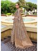 Grey Jacquard Silk Saree