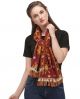 Maroon Khaddar Cotton Stole