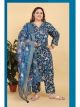 Blue Big Size Pant Style Suit