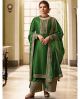 Green Georgette Silk Palazzo Suit