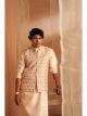 Peach Viscose Designer Koti