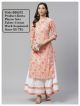 Peach Cotton Kurta Set