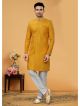 Beige Nawabi Super 66 Sharwani