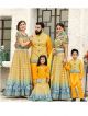 Yellow Family Matching Dress Set