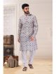 Multiprint Kurta Set With Chudidar