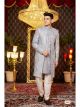 Grey 3 Pcs Attached Indo For Men