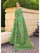 Green Jacquard Silk Saree