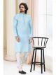 Blue Straight Kurta Pajama