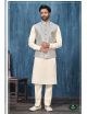 Light Grey Kurta Pajama With Modi Jacket