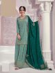Nidhi Shah Pista Embroidered Sharara Suit