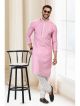 Pink Straight Kurta Pajama