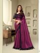 Purple Walnut Silk Saree