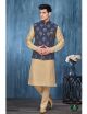 Navy Blue Kurta Pajama With Modi Jacket