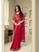 Red Silk Pattern Saree
