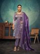 Embroidered Pant Style Suit For Women