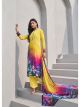 Yellow Crepe Digital Printed Suit