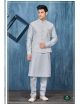 Blue Kurta Pajama With Modi Jacket