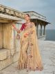Beige Kanjivaram Silk Wedding Saree