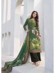 Green Crepe Digital Printed Suit