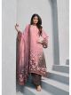 Pink Crepe Digital Printed Suit