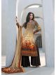 Brown Crepe Digital Printed Suit