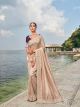 Peach Kanjivaram Silk Wedding Saree