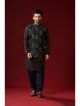 Navy Blue Trendy Kurta Pajama With Jacket