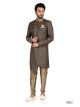 Green Semi Indo Western with Aligadhi Pant