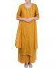 Yellow Silk Sharara Suit
