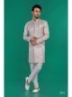 Peach Semi Indo Western with Aligadhi Pant