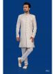 Gold Semi Indo Western with Aligadhi Pant