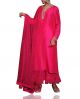 Rani Pink Silk Palazzo Suit