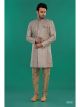 Chocolate Semi Indo Western with Aligadhi Pant