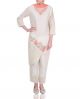 Ivory Chanderi Pant Style Suit