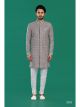 Chocolate Semi Indo Western with Aligadhi Pant