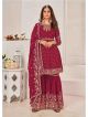 Gharara Suit Set with Sequins Embroidery