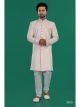 Pink Semi Indo Western with Aligadhi Pant